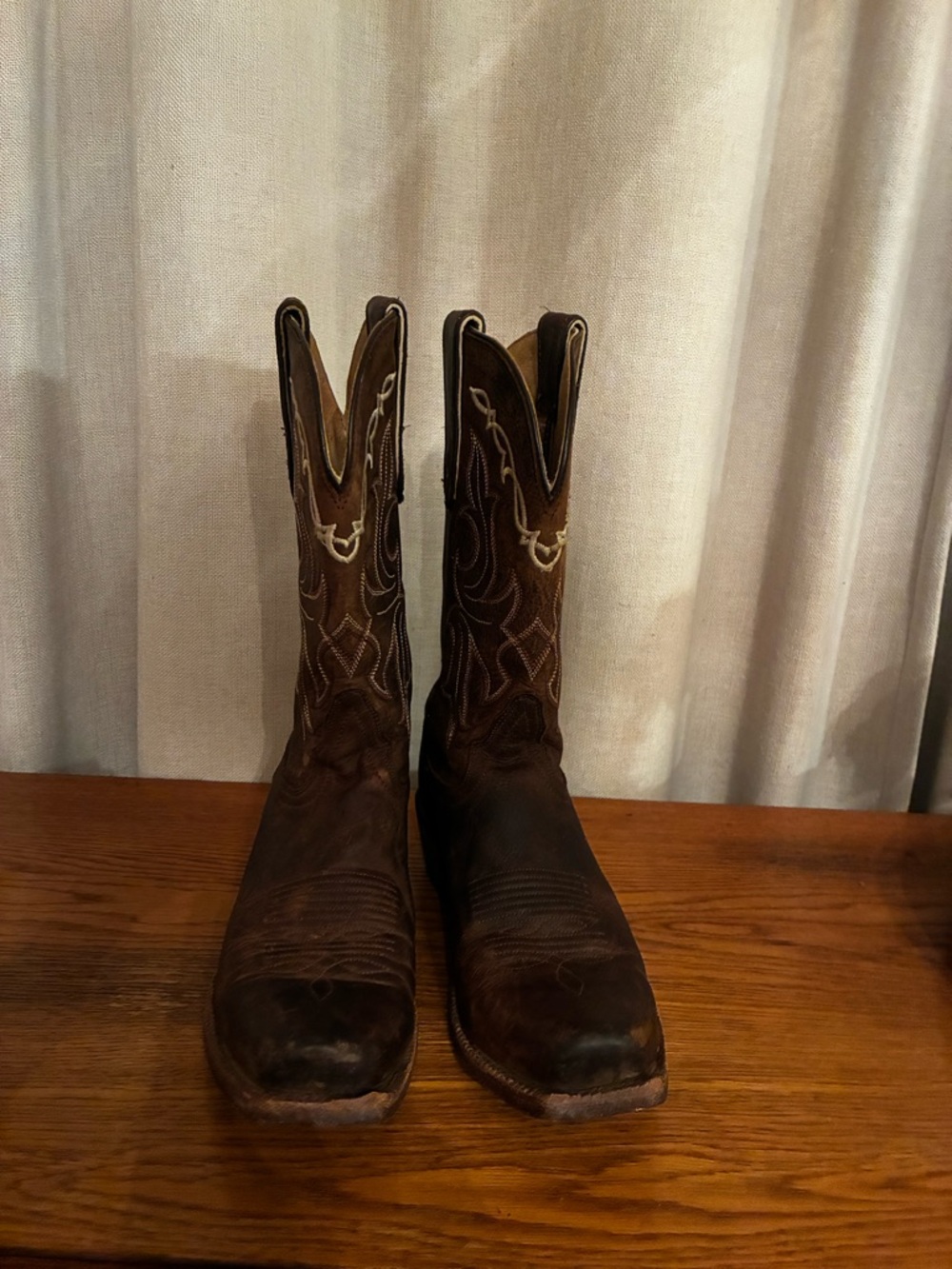 Tony Lama Women's Vaquero Western Boots - Brown Size 7.5 - Picture 2 of 7